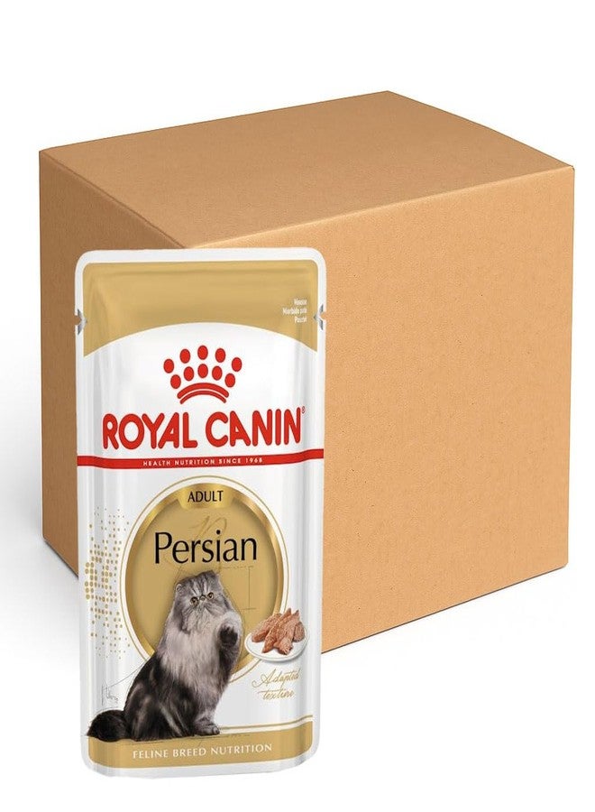 رويال كانين طعام رويال كانين الرطب للقطط الفارسية البالغة، عبوة من 36 قطعة، يدعم نمو الشعر الطويل، والجهاز الهضمي، والجهاز البولي - Image 1